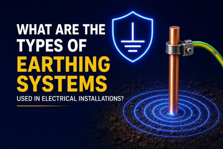 Different types of earthing systems used in electrical installations