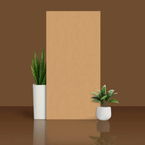 Maize tile in warm sandy tan punch matte